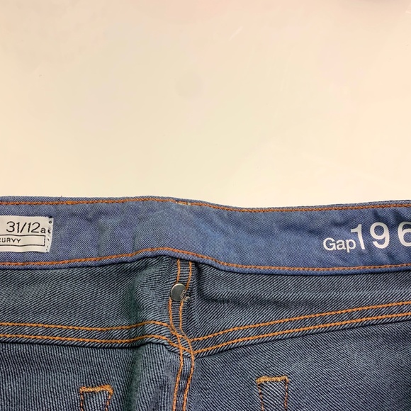 GAP 1969 | Vintage Curvy Bootcut Jeans | Dark Wash | Size 12 Excellent Condition - Picture 3 of 7